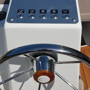 Bedienpanel für Beleuchtung und Funktionen der Corsiva 520 New Age